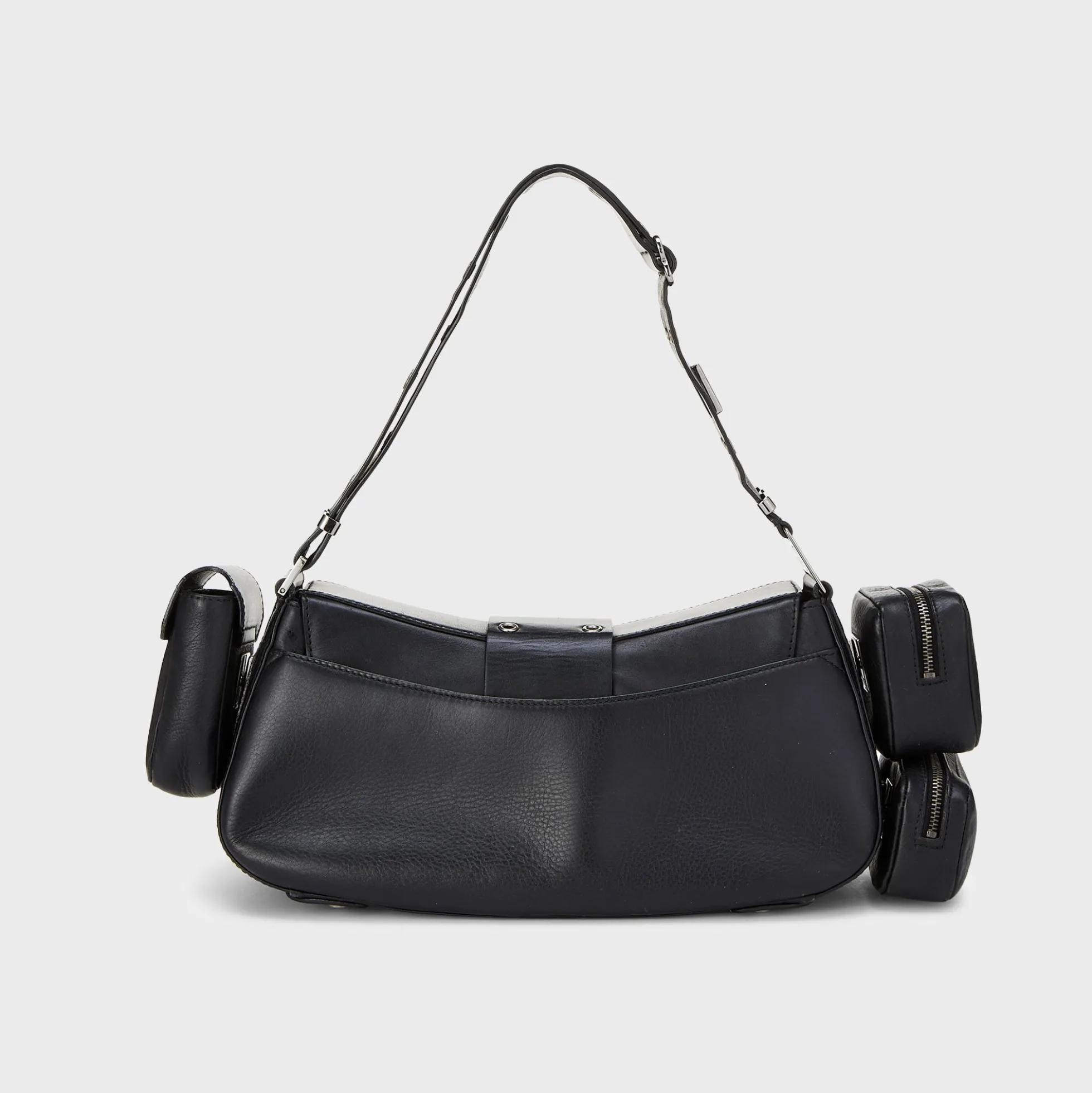 WGACA Dior Leather Street Chic Columbus Shoulder Bag