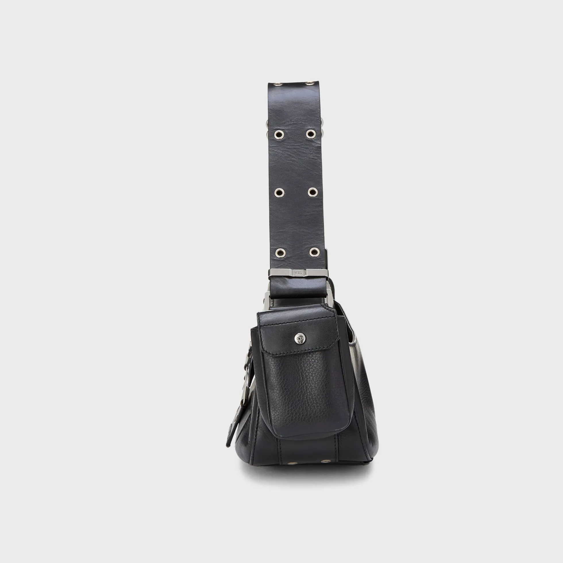 WGACA Dior Leather Street Chic Columbus Shoulder Bag