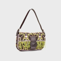 WGACA Fendi Fringe Baguette Handbag