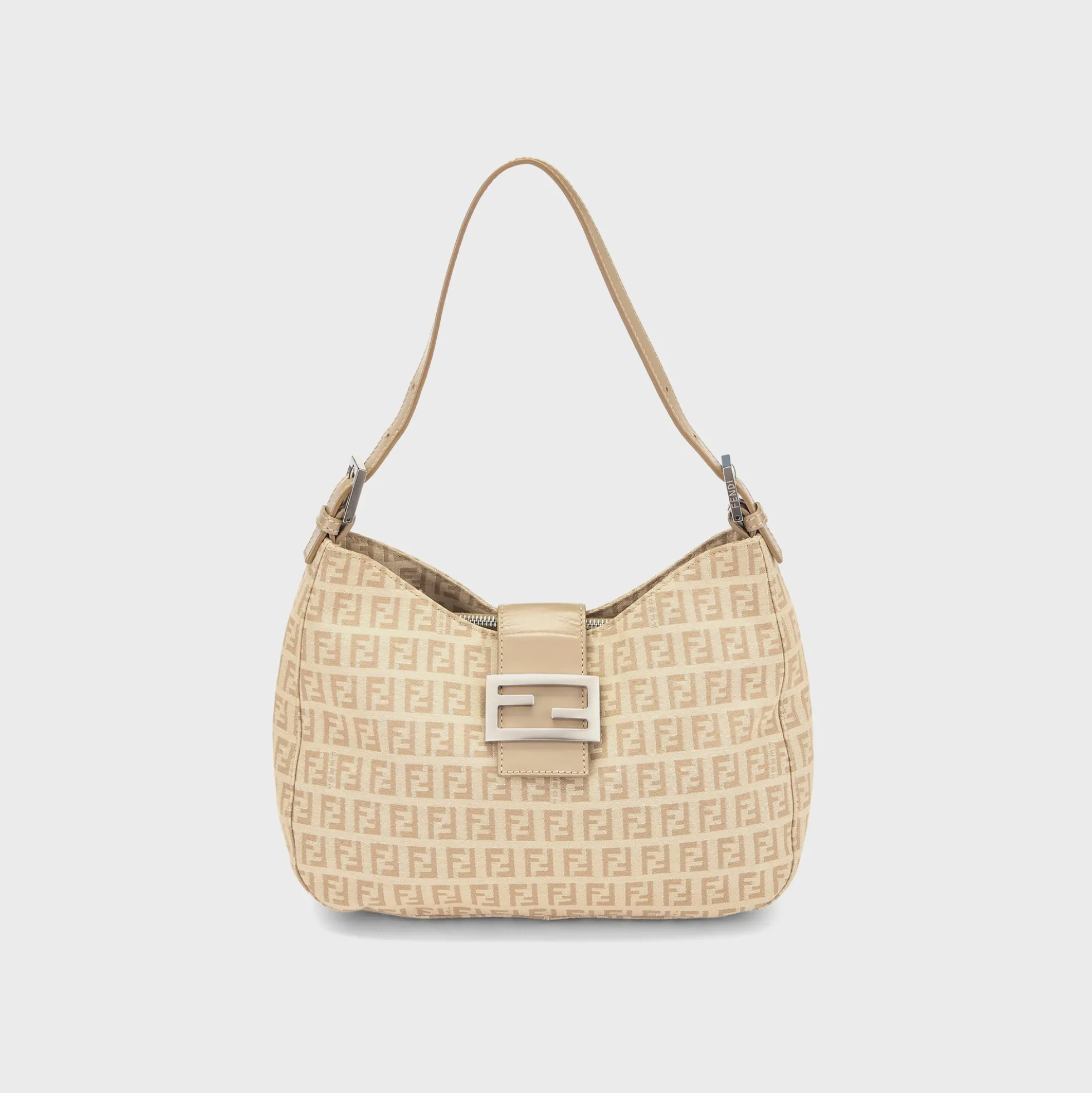 WGACA Fendi Zucchino Canvas Shoulder Bag