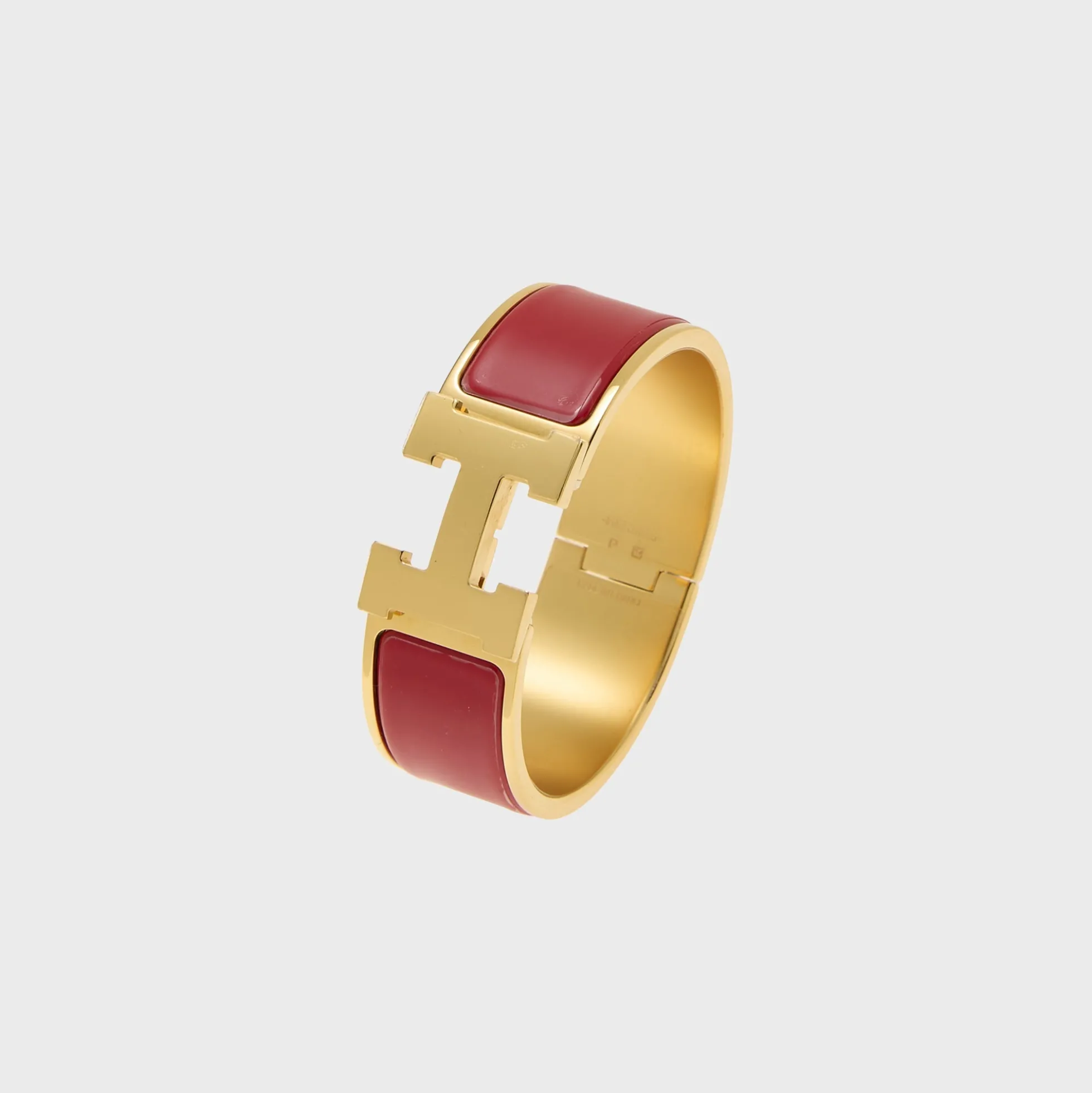 WGACA Hermes Clic H Wide Bracelet