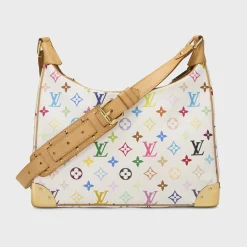 WGACA Takashi Murakami x Louis Vuitton White Monogram Multicore Boulogne