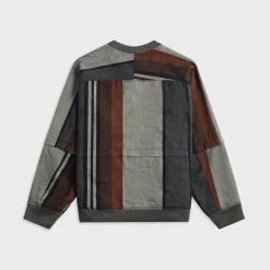 Wind Pull Wide Stripe Worsted Wool Sweater