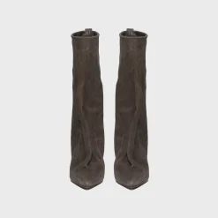 WMNS Cantilever Suede Peep Toe Boots