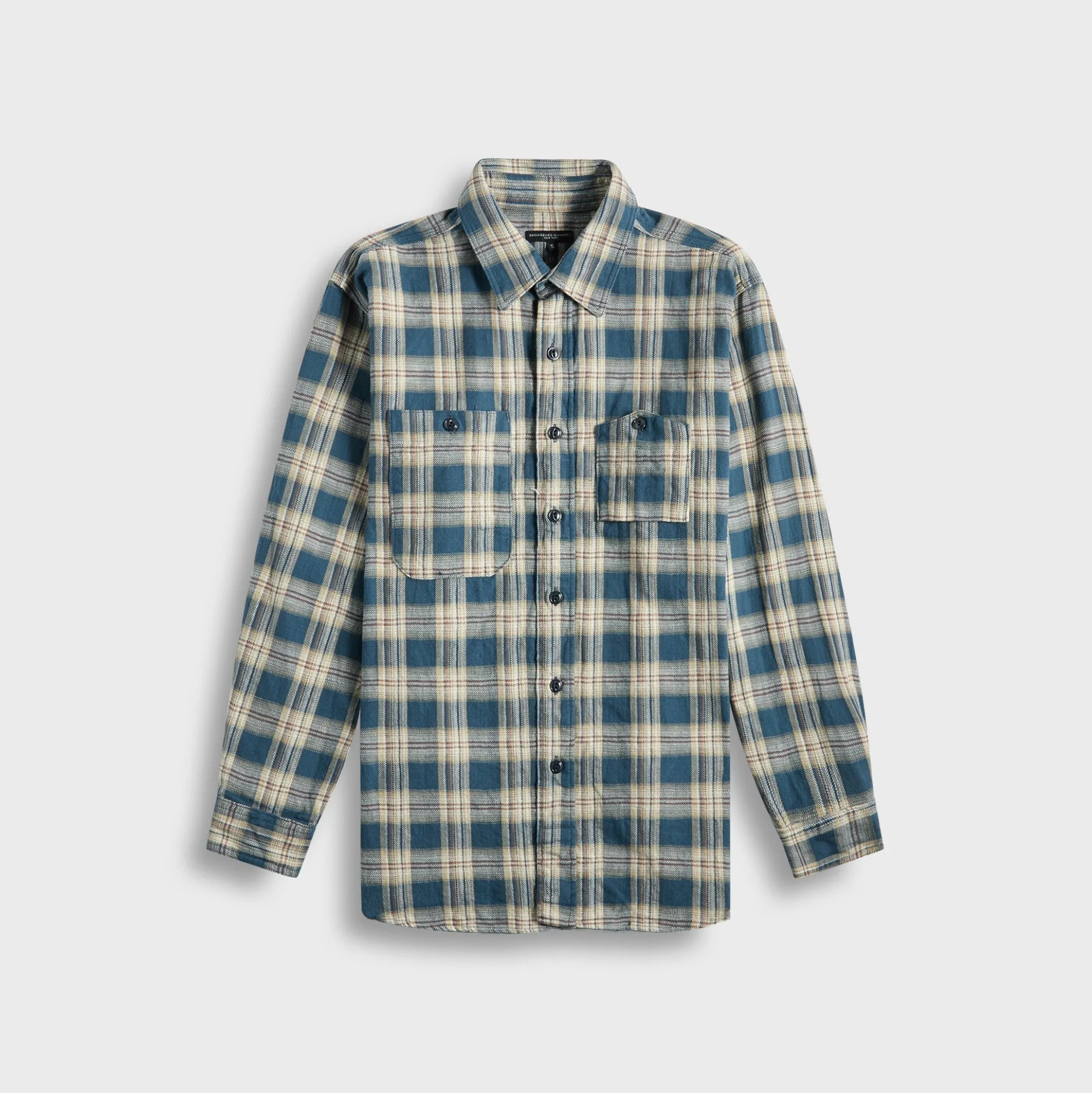 Work Plaid Jacquard Shirt
