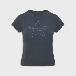 x Jennie Eva Cotton Ribbed Tee